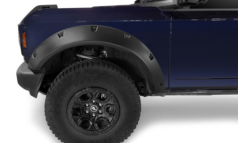 Bushwacker 2021+ Ford Bronco 4-Door Pocket Style Flares 4pc - Black 20960-02