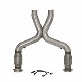 BBK 11-14 Mustang 5.0 Short Mid X Pipe With Catalytic Converters 3.0 For BBK Long Tube Headers 1658