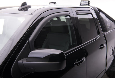 EGR 14+ Chev Silverado/GMC Sierra Crw Cab In-Channel Window Visors - Set of 4 - Matte (571775) 571775