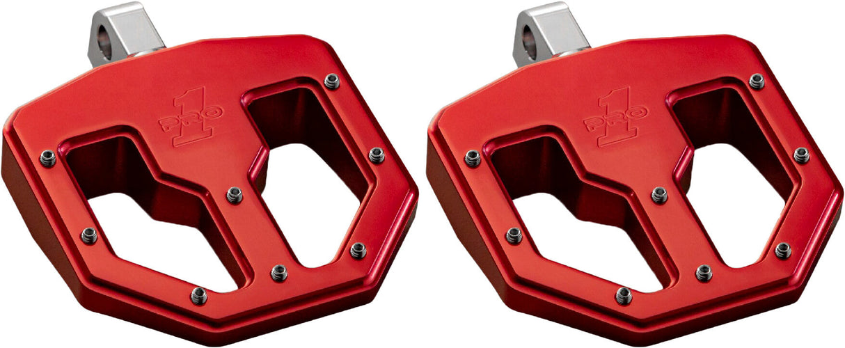 PRO ONE Pro Peg Bmx V1 Mini Fboard Red Anodize 500761R