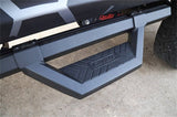 Deezee 99-23 Chevrolet/GMC/Dodge/Ford Full Size Truck Hex Cast - Crew Cab Side Steps (Txt Blk) DZ 66321CTB