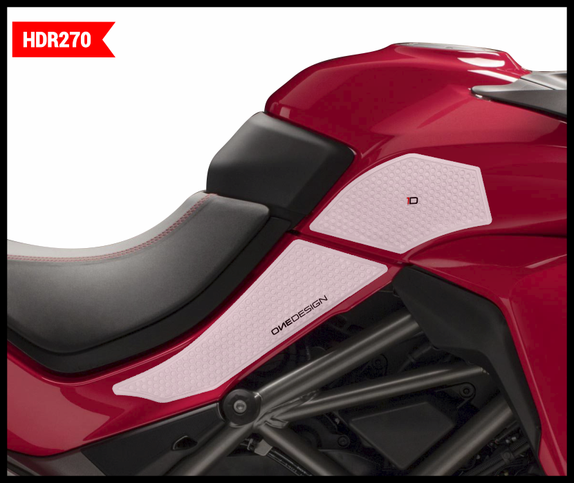 ONE EMBLEMSHdr Tank Side Pad Clear DucHDR270