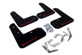 Rally Armor 13-17 Subaru BRZ / Scion FR-S Black UR Mud Flap w/ Red Logo MF23-UR-BLK/RD