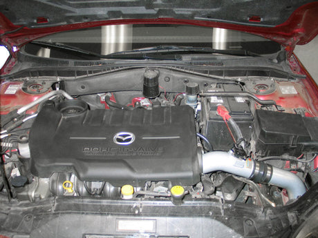 K&N Performance Intake Kit TYPHOON; MAZDA 6, L4-2.3L, 03-06; SILVER 69-6025TS