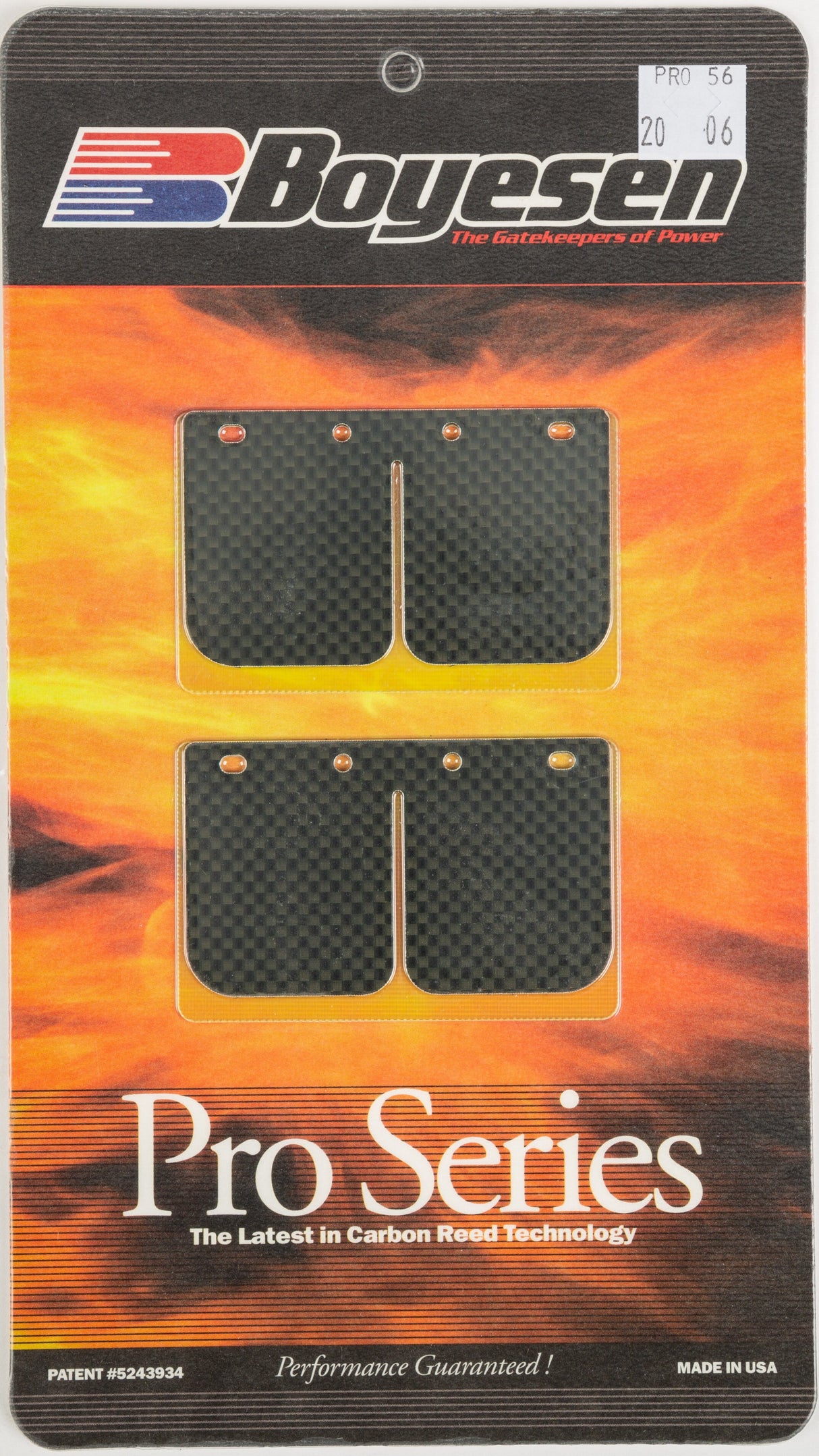 BOYESEN Pro Series Reeds PRO-56