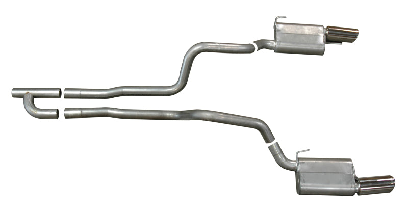 Gibson 05-10 Ford Mustang Base 4.0L 2.5in Cat-Back Dual Exhaust - Aluminized 319005