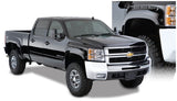 Bushwacker 07-13 Chevy Silverado 1500 Fleetside Cutout Style Flares 4pc 69.3in Bed - Black 40950-02