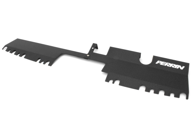 Perrin 15-21 WRX/STI Radiator Shroud (With OEM Intake Scoop) - Black PSP-ENG-512-4BK