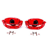Power Stop 94-96 Chevrolet Caprice Rear Red Calipers w/Brackets - Pair S4626