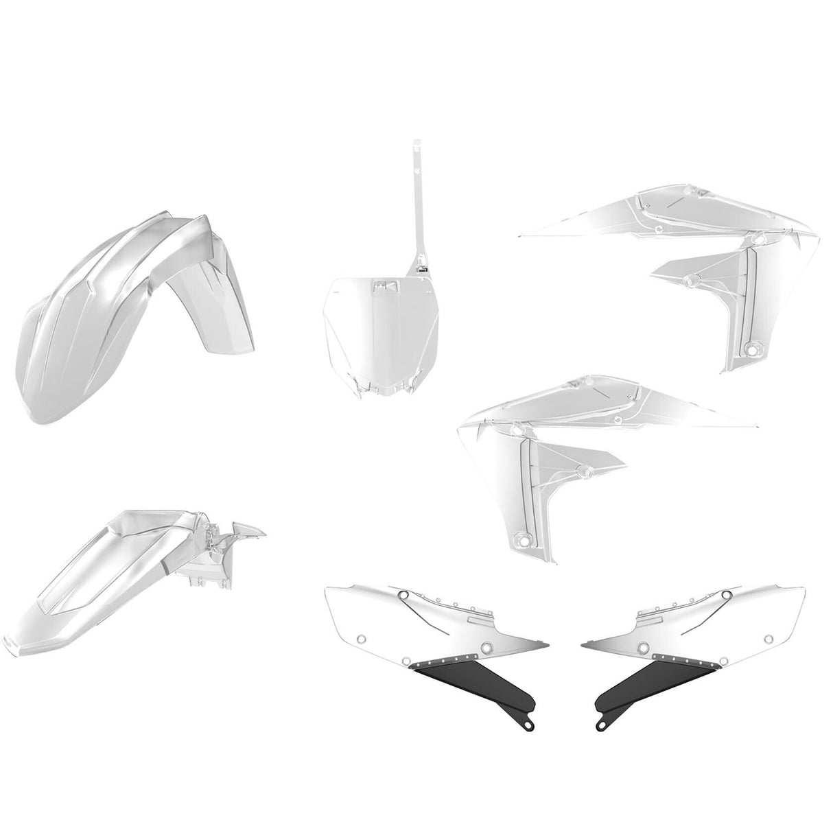 POLISPORT Plastic Body Kit Clear 90790