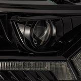 AlphaRex 19-21 Ford Ranger LUXX LED Proj Headlights Plank Style Alpha Black w/Seq Signal/DRL 880121