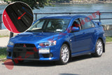 Rally Armor 2008+ Mitsubishi EVO X UR Black Mud Flap w/ Grey Logo MF10-UR-BLK/GRY