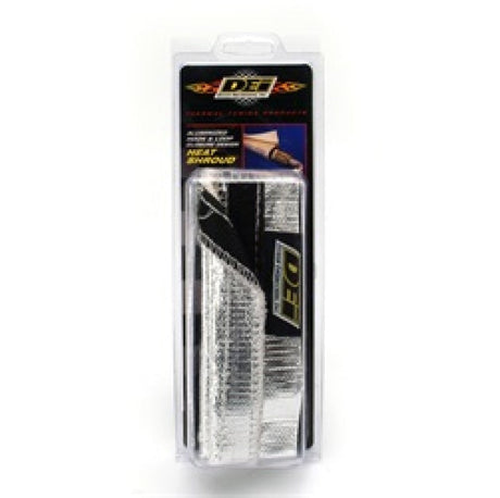 DEI Heat Shroud 1in I.D. x 3ft - Aluminized Sleeving - Hook and Loop Edge 10405