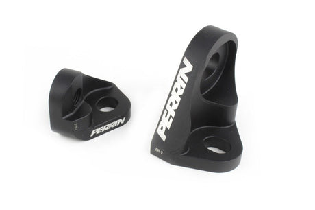 Perrin 15-20 Subaru WRX Turbo Bracket 2pc Kit PSP-EXT-235BK