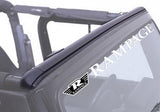 Rampage 1976-1983 Jeep CJ5 Windshield Channel - Black 901001