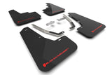 Rally Armor 2024 Subaru Crosstrek Black UR Mud Flap Red Logo MF106-UR-BLK-RD