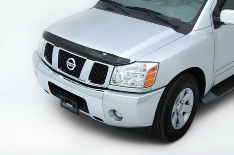 AVS 04-15 Nissan Armada High Profile Bugflector II Hood Shield - Smoke 25402