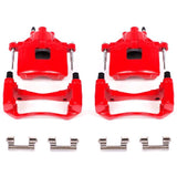 Power Stop 00-05 Buick LeSabre Front Red Calipers w/Brackets - Pair S4638A