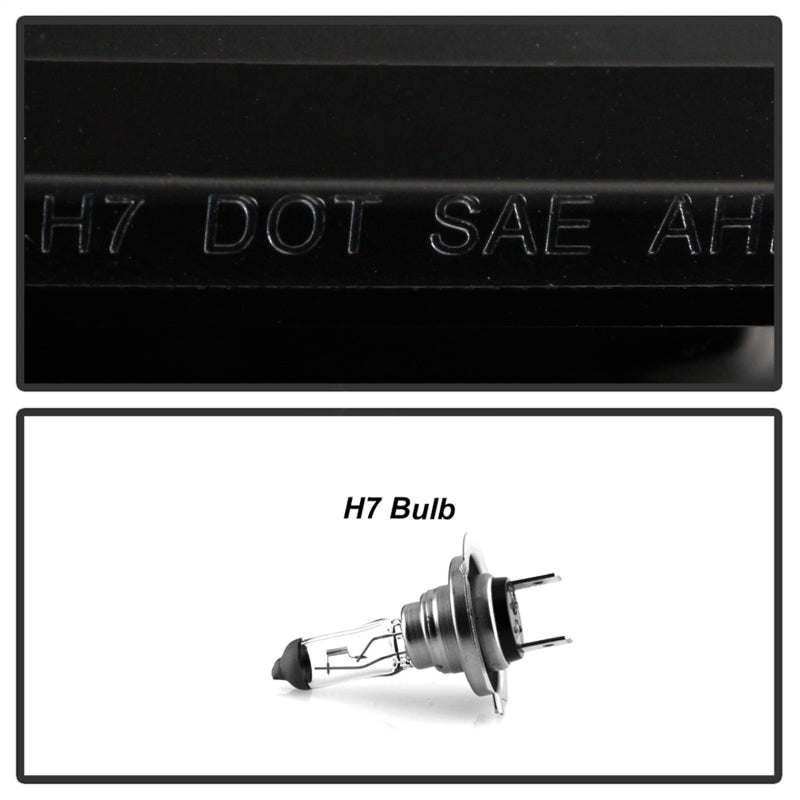 Spyder Subaru Impreza WRX 15-20 Halogen Model Projector Headlights - Black PRO-YD-SWRX15SI-SBSEQ-BK 5088086