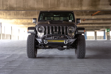 DV8 Offroad 07-23 Jeep Wrangler JK/JL & Gladiator JT FS-1 Series Stubby Front Bumper FBJL-11