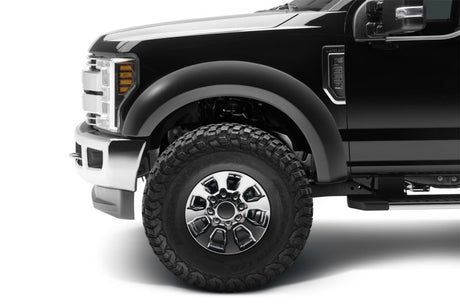 Bushwacker 17-18 Ford F-250 Super Duty Extend-A-Fender Style Flares 2pc - Black 20087-02