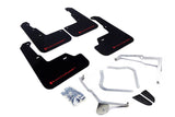 Rally Armor 15-21 Subaru WRX/STI (Sedan ONLY) Black UR Mud Flap w/ Red Logo MF32-UR-BLK/RD