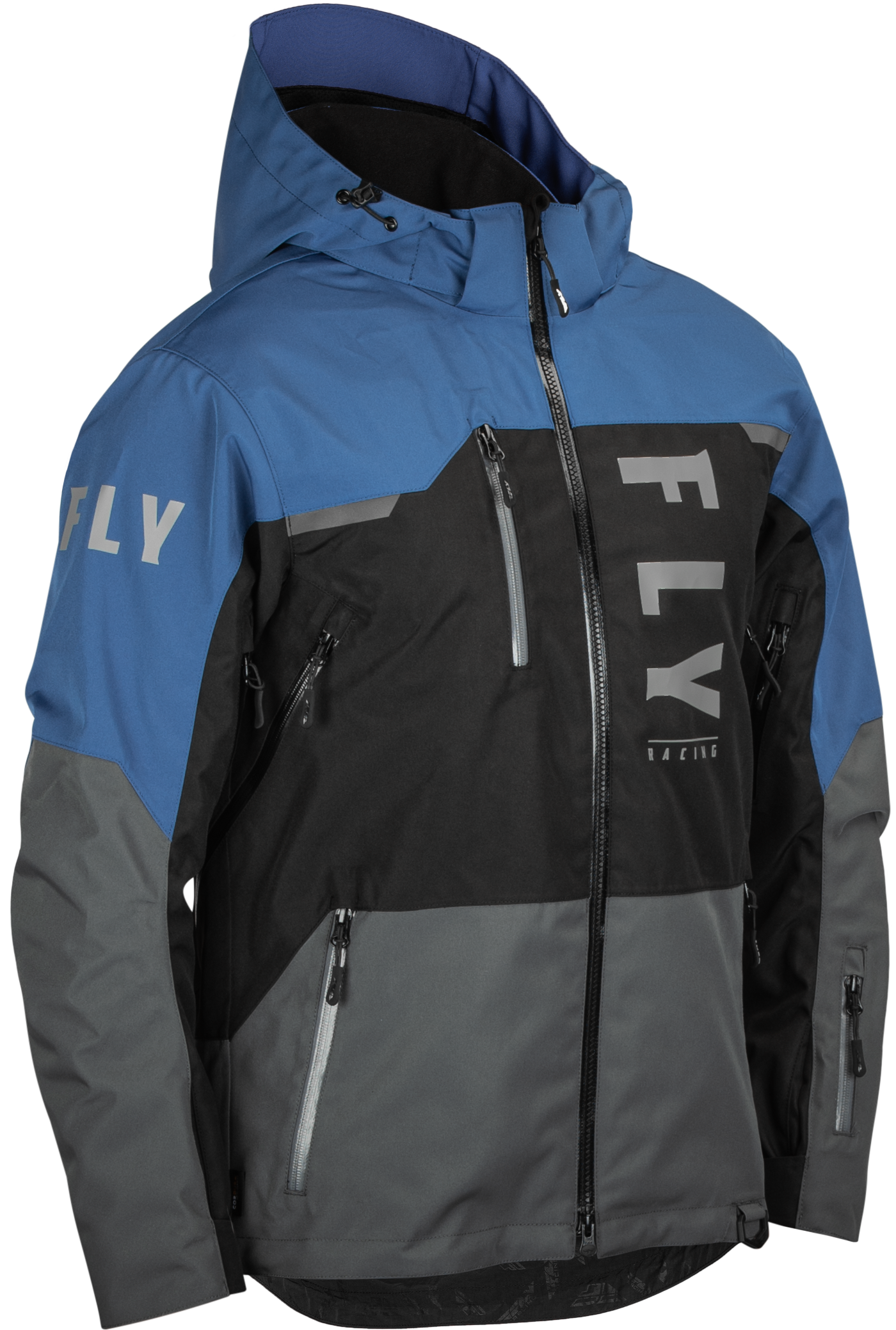 FLY RACING Carbon Jacket Black/Grey/Blue 2x 470-52022X