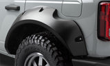 Bushwacker 2021+ Ford Bronco 4-Door Pocket Style Flares 4pc - Black 20960-02
