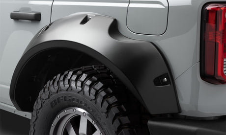 Bushwacker 2021+ Ford Bronco 4-Door Pocket Style Flares 4pc - Black 20960-02
