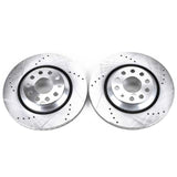 Power Stop 17-18 Audi RS3 Rear Evolution Drilled & Slotted Rotors - Pair EBR1070XPR
