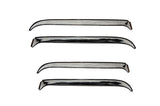 AVS 73-91 Chevy CK Ventshade Front & Rear Window Deflectors 4pc - Stainless 14049
