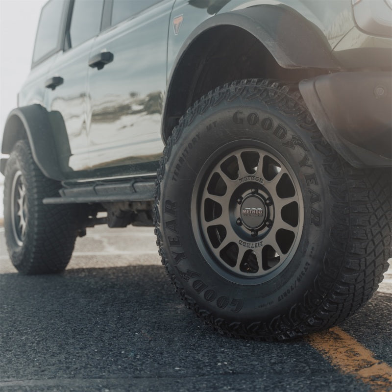 Ford Racing 21-23 Bronco Method 17x8.5in Wheel Kit - Matte Black M-1007K-M1785MB