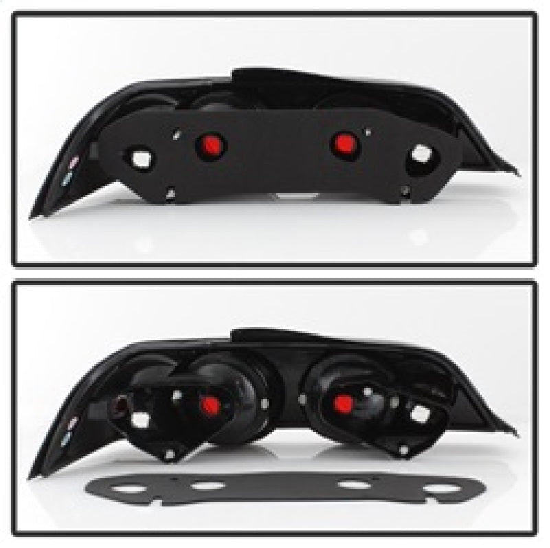 Spyder Acura RSX 02-04 Euro Style Tail Lights Black ALT-YD-ARSX02-BK 5000330