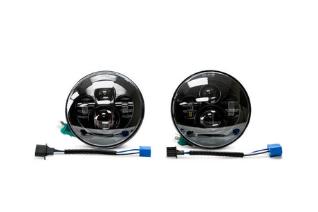 DV8 Offroad 07-18 Jeep Wrangler JK LED Projector Headlights HL7JK-01
