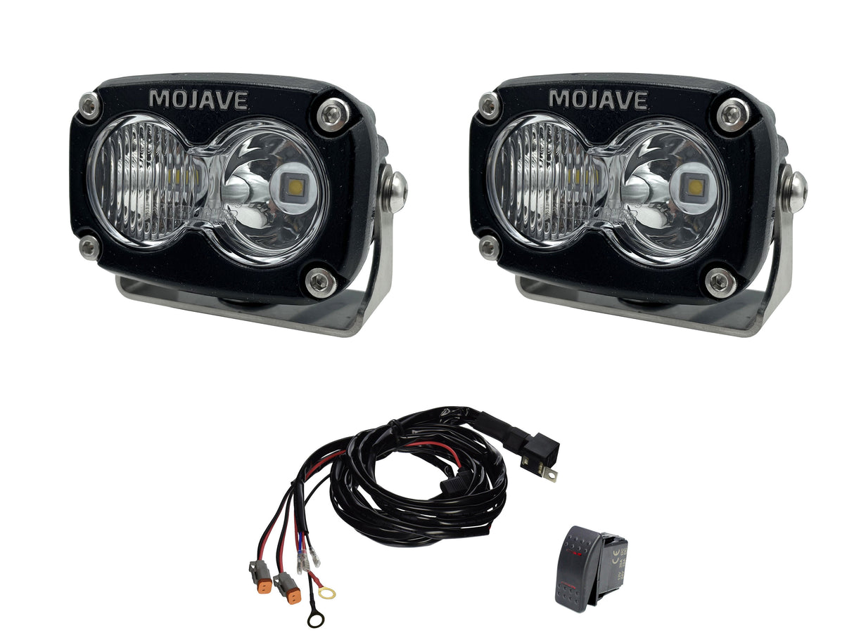 TIGER LIGHTS Dual Tlm2x3 Kit W/ Harness TLM2X3-KIT