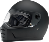 BILTWELL Lane Splitter Helmet - Flat Black - Small 1004-201-102