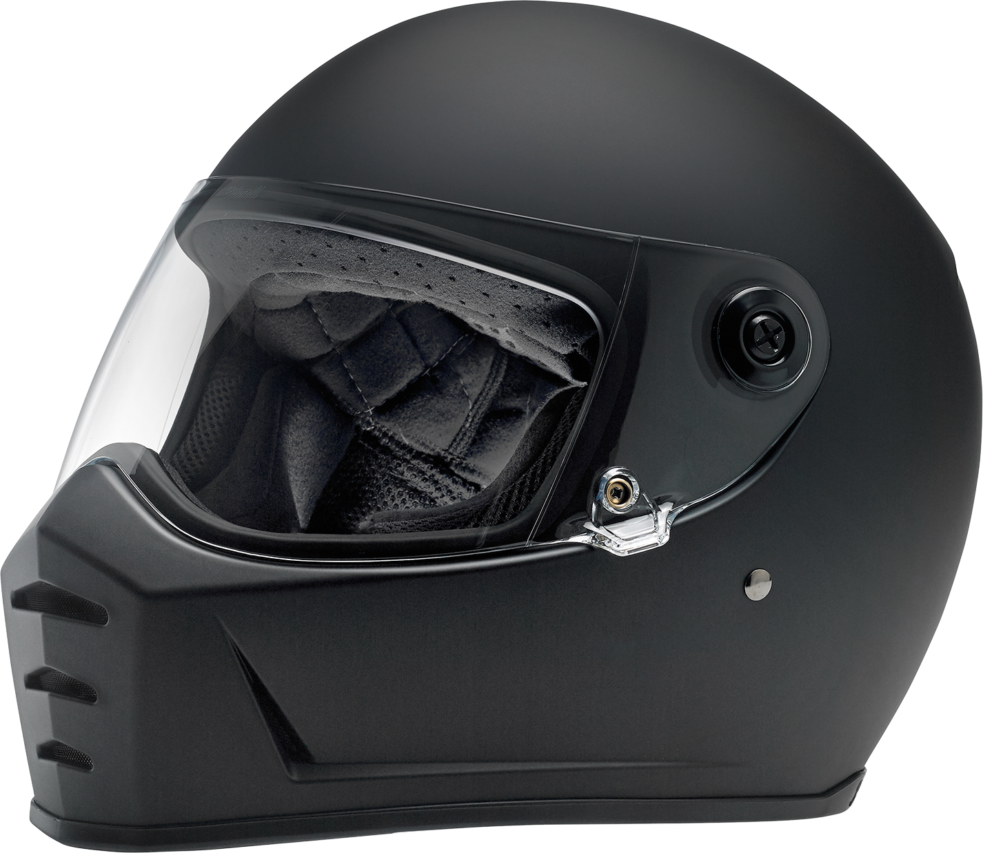 BILTWELL Lane Splitter Helmet - Flat Black - Large 1004-201-104