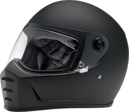 BILTWELL Lane Splitter Helmet - Flat Black - Large 1004-201-104