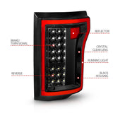 ANZO 2015-2016 Ford F-150 LED Taillights Black 311261