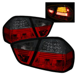 Spyder BMW E90 3-Series 06-08 4Dr LED Tail Lights Red Smoke ALT-YD-BE9006-LED-RS 5000910