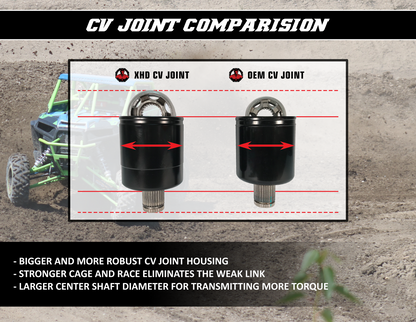 DEMON Axle - X-Treme - Heavy Duty - Rear Left/Right PAXL-3040XHD