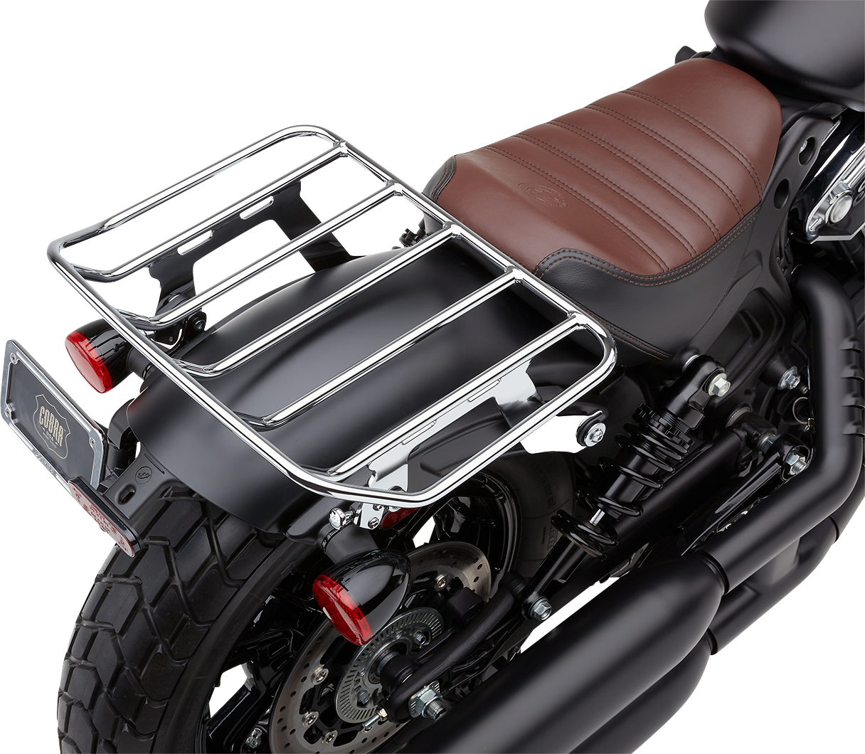 COBRA Detachable Luggage Rack - Chrome COMES WITH DOCKING KIT 502-2605