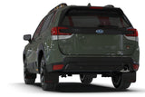 Rally Armor 2022 Subaru Forester (Incl. Wilderness) UR Black Mud Flap w/ Wild Orange Logo MF82-UR-BLK/WOR
