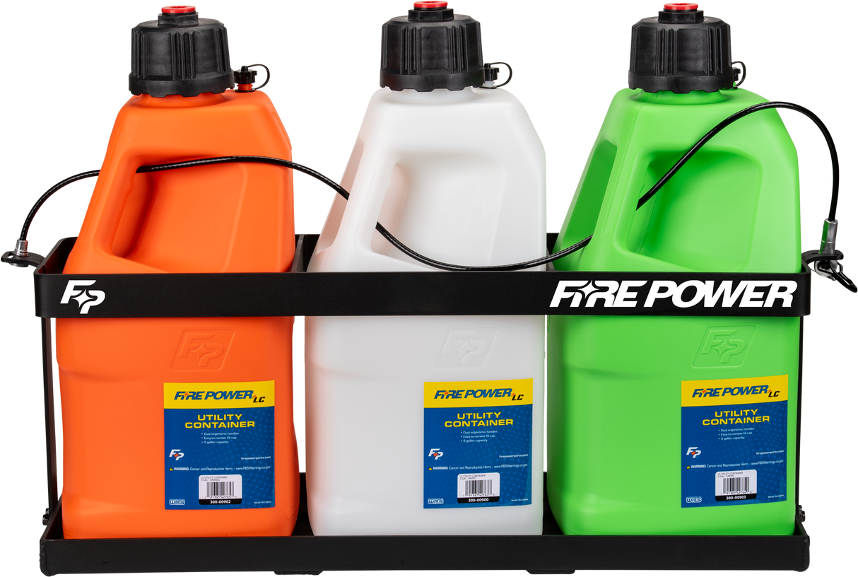 FIRE POWER Lc 5 Gallon Utility 3 Jug Rack 300-10293