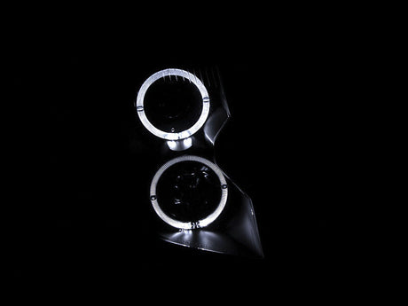 ANZO 2003-2007 Cadillac Cts Projector Headlights w/ Halo Black 121415