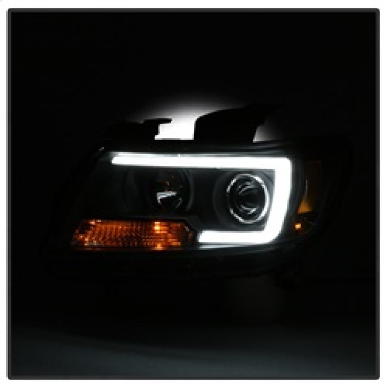 Spyder 15-17 Chevy Colorado Projector Headlights - Light Bar LED - Black (PRO-YD-CCO15-LBDRL-BK) 5085283
