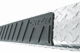 Deezee Universal Tubes - 6In Oval - Brite Tread Aluminum (CrewCab) DZ 16421