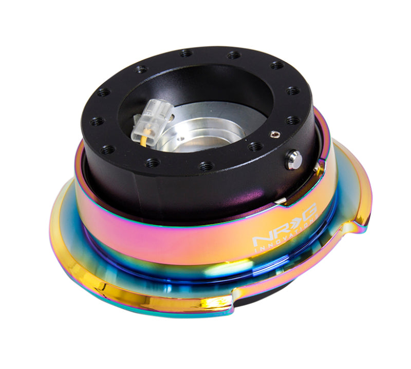 NRG Quick Release Gen 2.8 - Black Body / Neochrome Ring SRK-280BK-MC