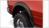 Bushwacker 10-18 Dodge Ram 2500 Fleetside Extend-A-Fender Style Flares 4pc 76.3/98.3in Bed - Black 50918-02