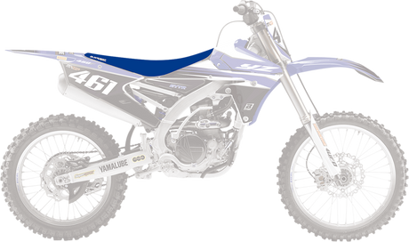 BLACKBIRD RACING Double Grip 3 Seat Cover - Blue/Black - Yamaha 1249H